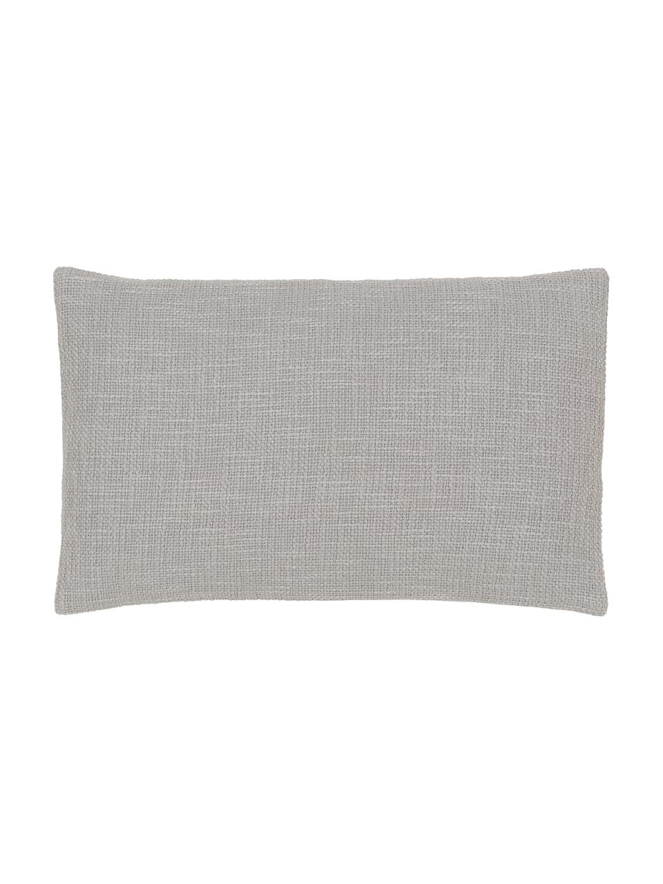 Federa arredo color grigio Anise, 100% cotone, Grigio, Larg. 30 x Lung. 50 cm