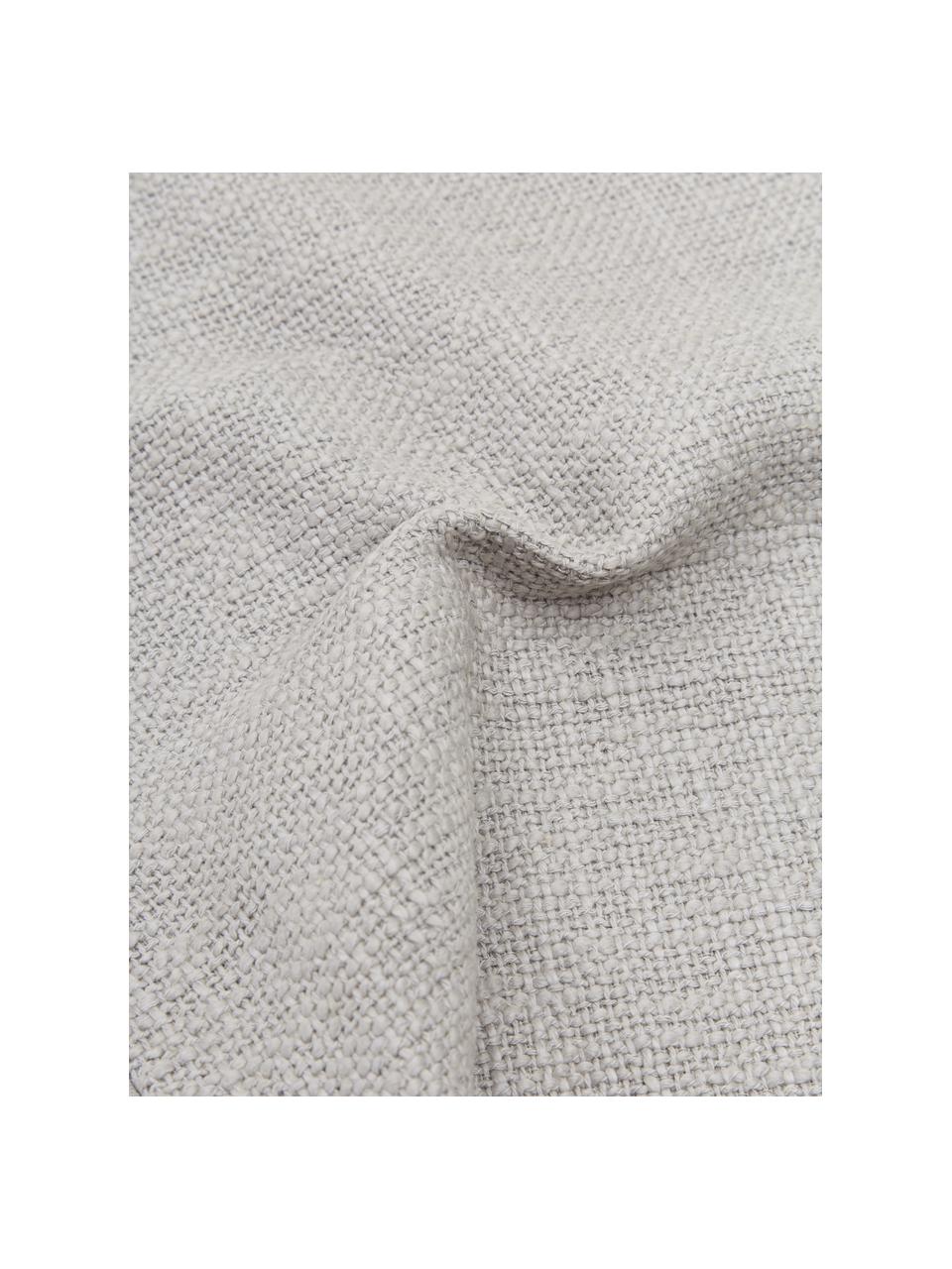 Funda de cojín Anise, 100% algodón, Gris, An 30 x L 50 cm