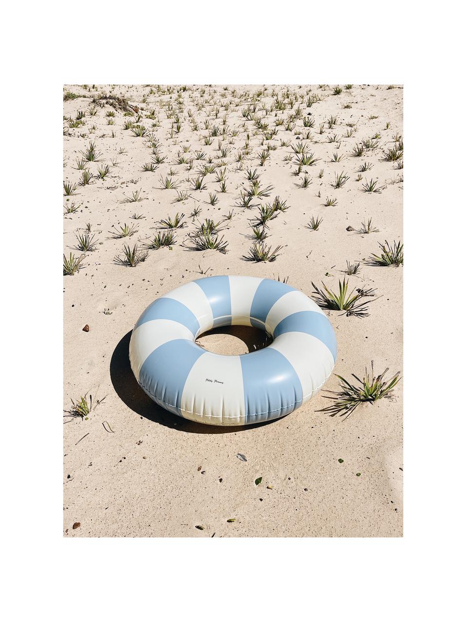 Ręcznie wykonane koło do pływania Celine, Tworzywo sztuczne PVC, Jasny niebieski, złamana biel, Ø 120 cm