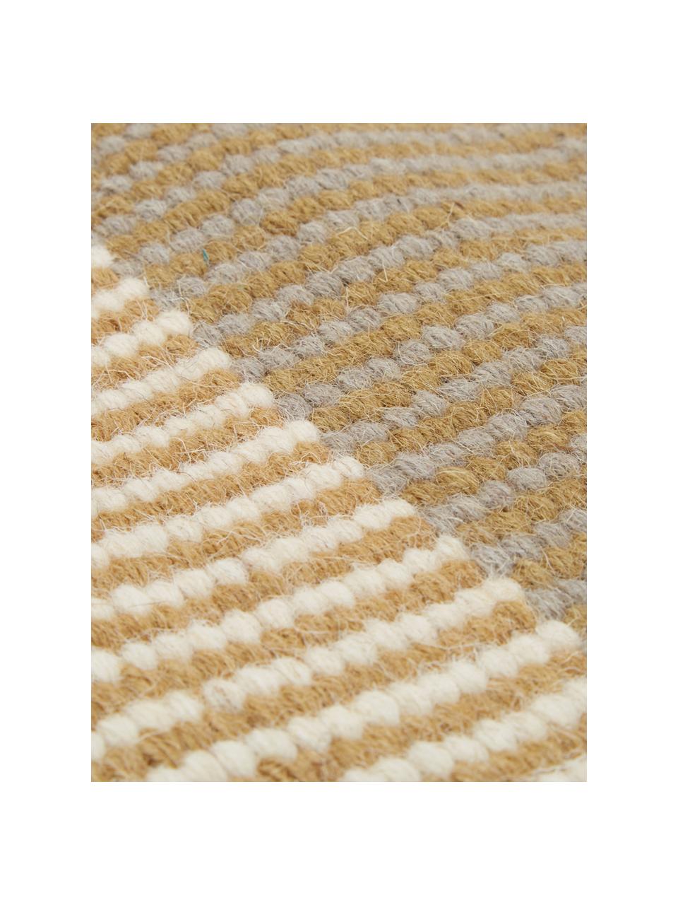 Alfombra artesanal de lana Devise, Multicolor, An 80 x L 280 cm