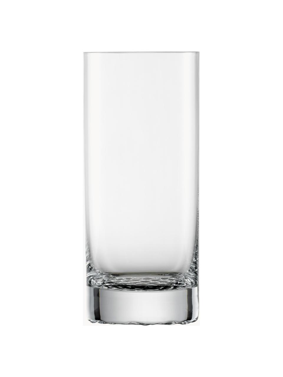 Kristall-Longdrinkgläser Chess, 4 Stück, Tritan-Kristallglas, Transparent, Ø 7 x H 17 cm, 480 ml