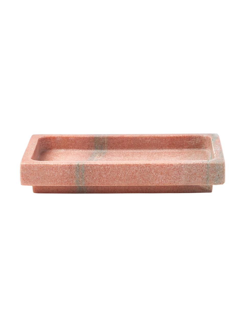 Portasapone in marmo Simba, Marmo, Terracotta, marmorizzato, Larg. 18 x Alt. 3 cm