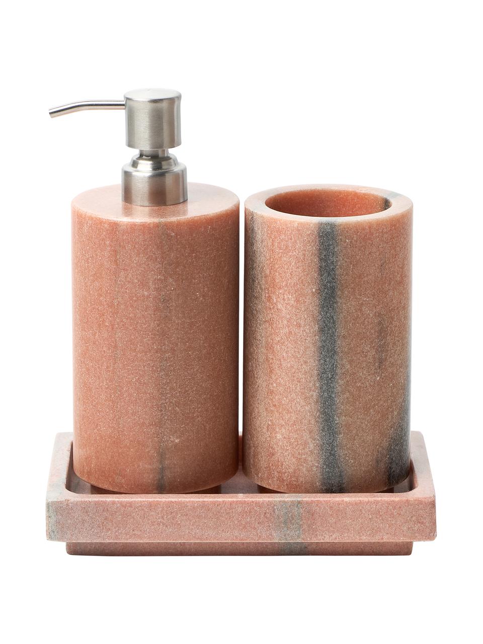 Porte-savon en marbre Simba, Marbre, Terracotta, marbré, larg. 18 x haut. 3 cm