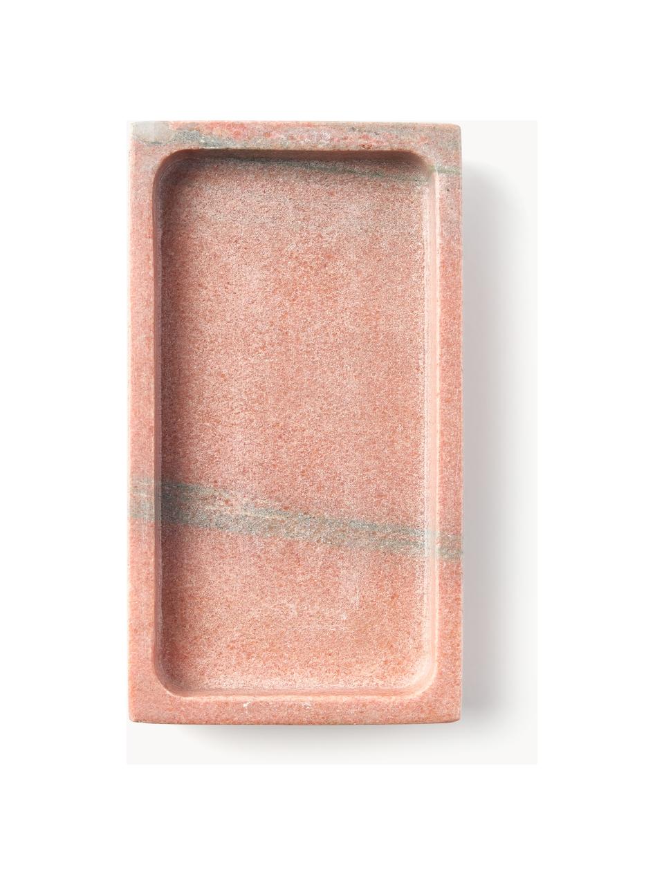 Marmeren zeepbakje Simba, Marmer, Terracotta, gemarmerd, B 18 x H 3 cm