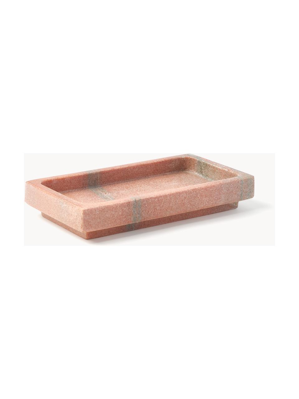 Portasapone in marmo Simba, Marmo, Terracotta, marmorizzato, Larg. 18 x Alt. 3 cm