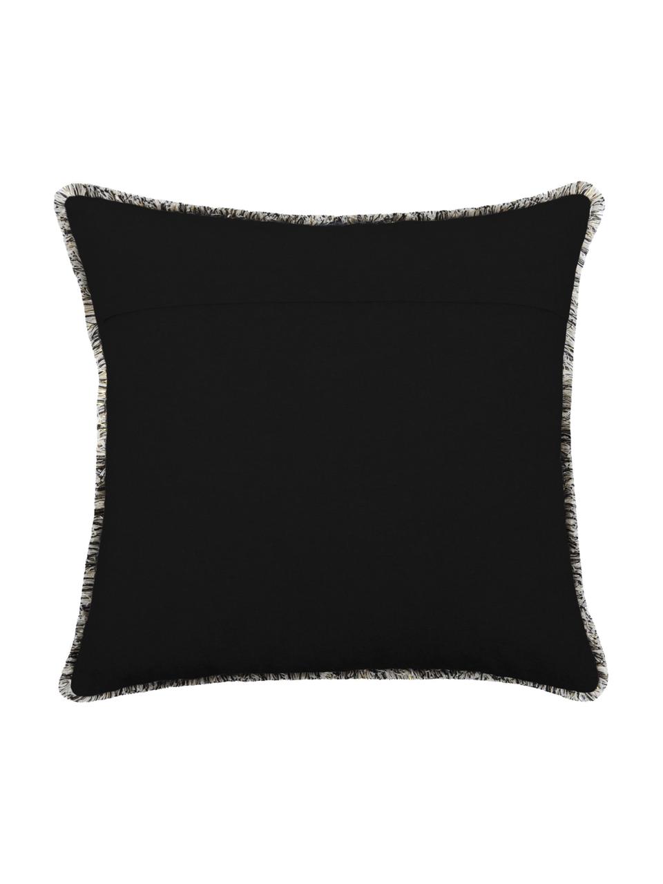 Housse de coussin 40x40 Walter, Noir, couleur dorée