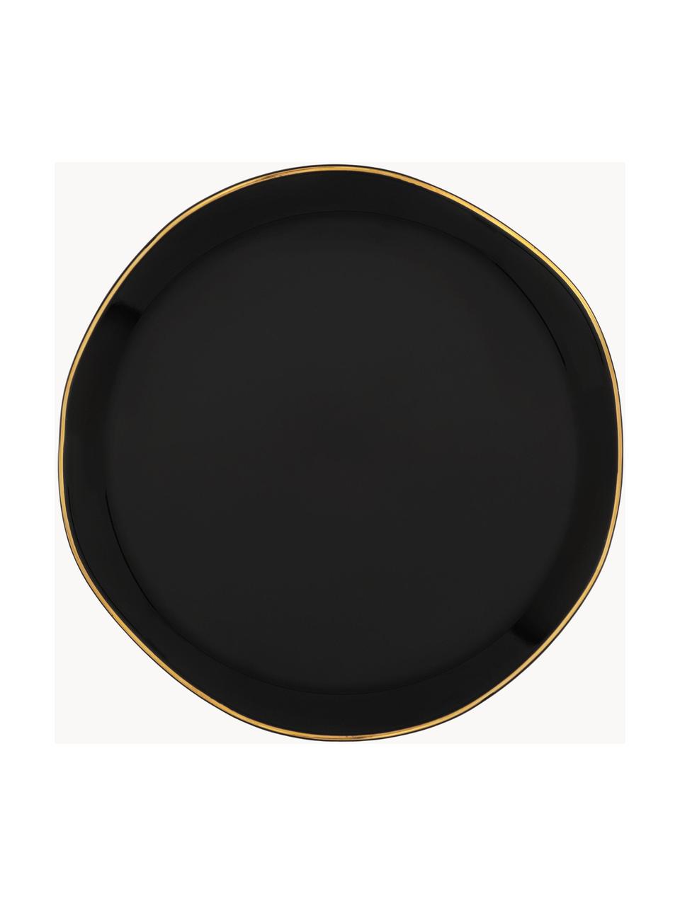 Plato pan Good Morning, Gres, Negro, Ø 17 cm