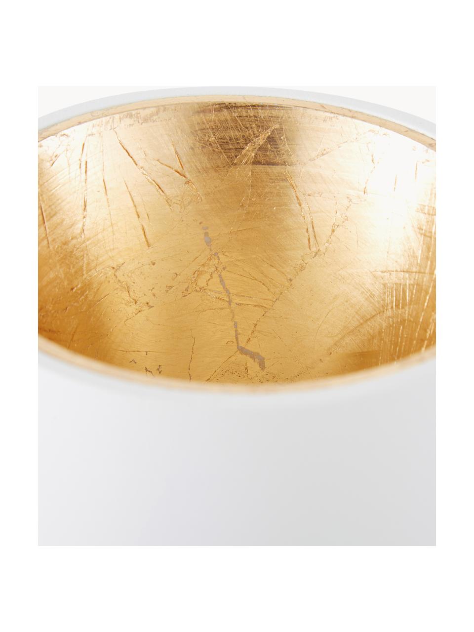 LED-Deckenspot Marty, Weiss, Goldfarben, Ø 10 x H 12 cm