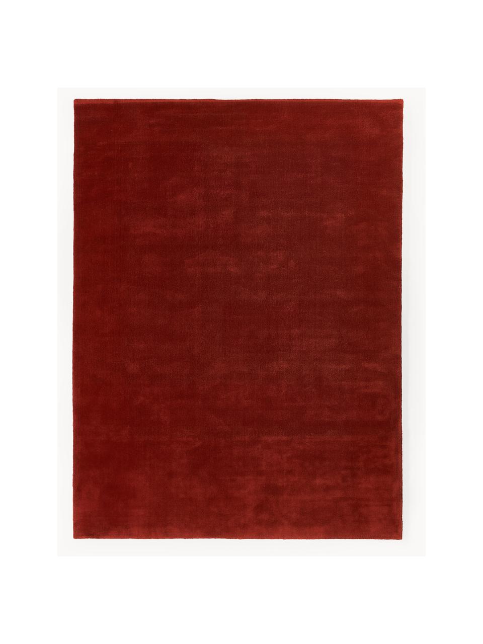 Tappeto in lana tessuto a mano Zayne, Rosso ruggine, Larg. 80 x Lung. 150 cm (taglia XS)