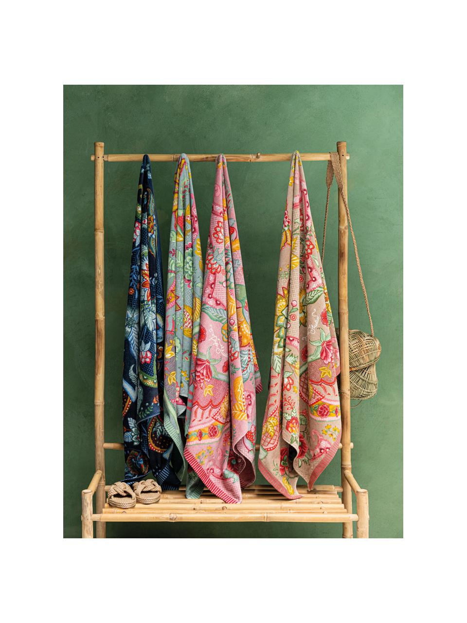 Ręcznik plażowy z bawełny Kyoto, 100 % bawełna, Wielobarwny, S 100 x D 180 cm