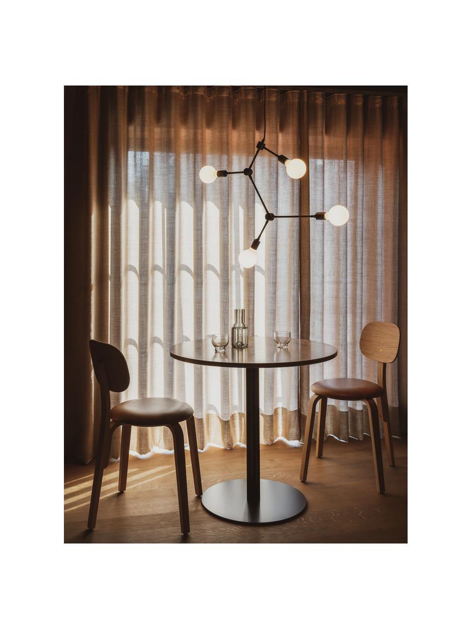 Hanglamp Franklin zonder ophanging, Zwart, 56 x 56 cm