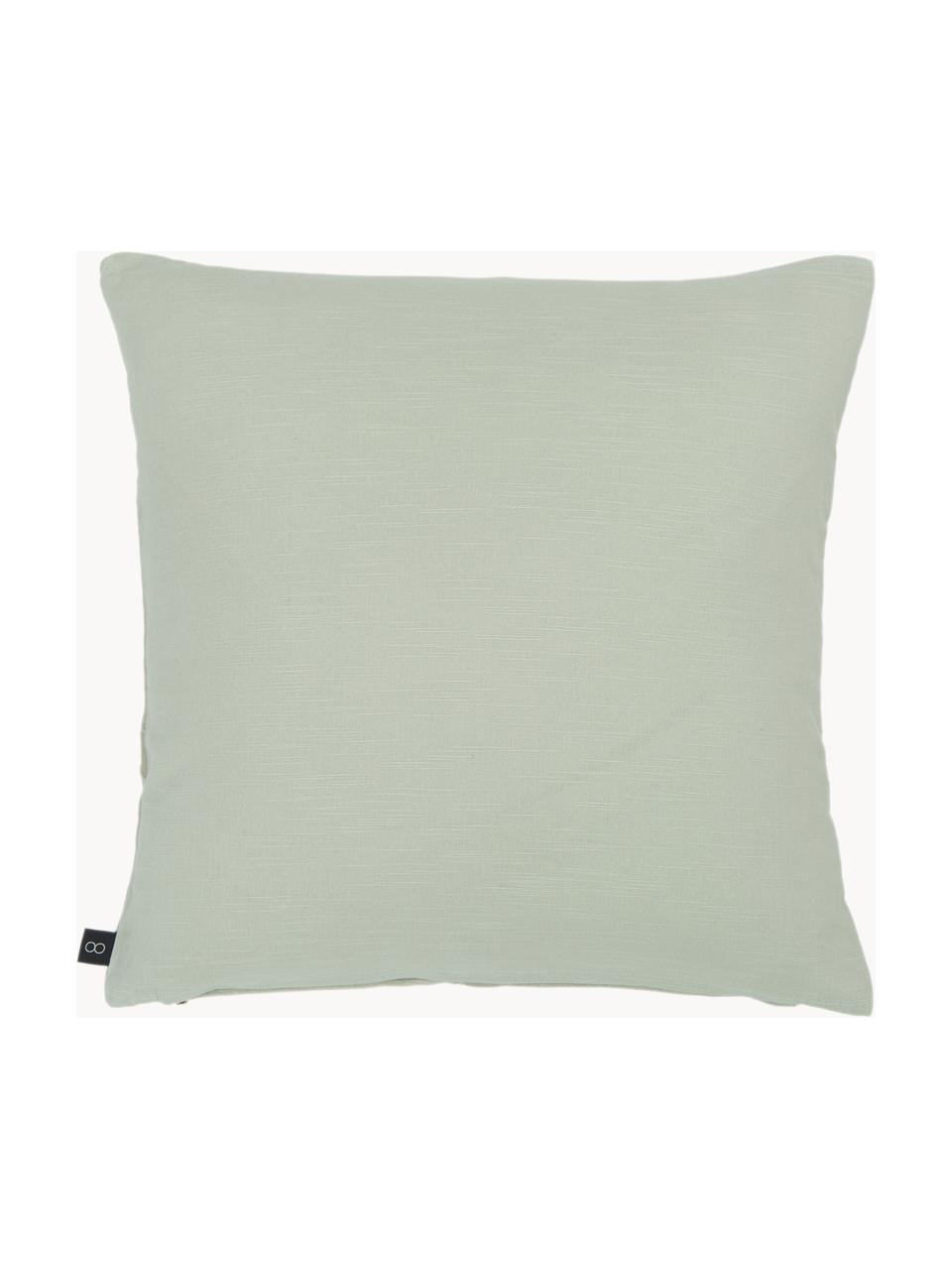 Poszewka na poduszkę z aksamitu Malva, Szałwiowy zielony, S 50 x D 50 cm