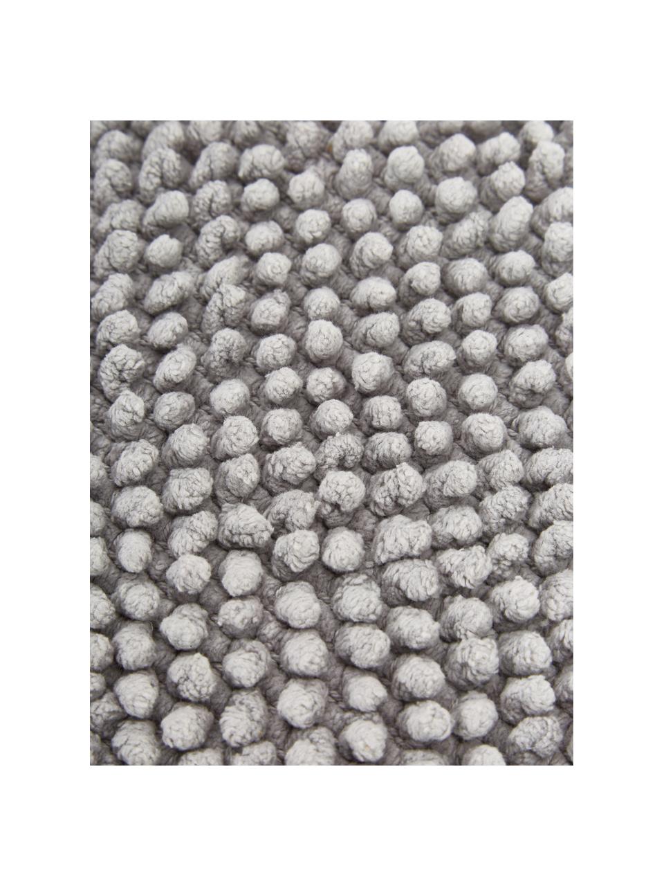 Funda de cojín texturizada Indi, 100% algodón, Gris claro, An 30 x L 50 cm