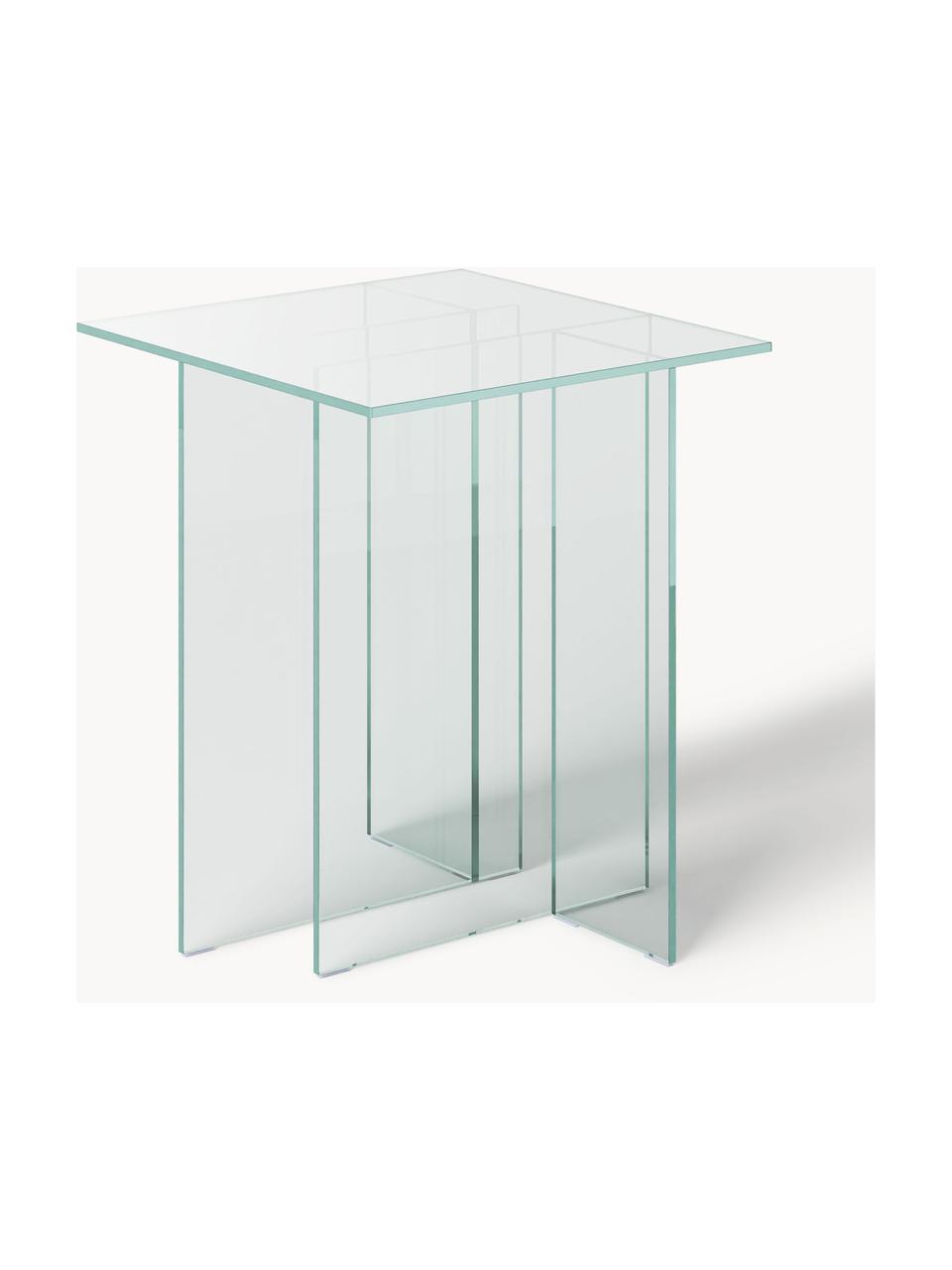 Skleněný odkládací stolek Anouk, Sklo, Transparentní, Š 42 cm, V 50 cm