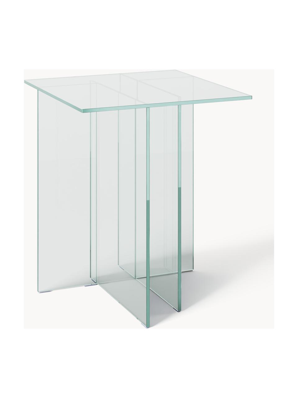 Glas-Beistelltisch Anouk, Glas, Transparent, B 42 x H 50 cm