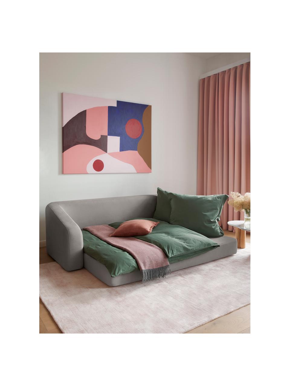 Rozkládací pohovka Eliot (3místná), Tmavě šedá, Š 230 cm, V 70 cm
