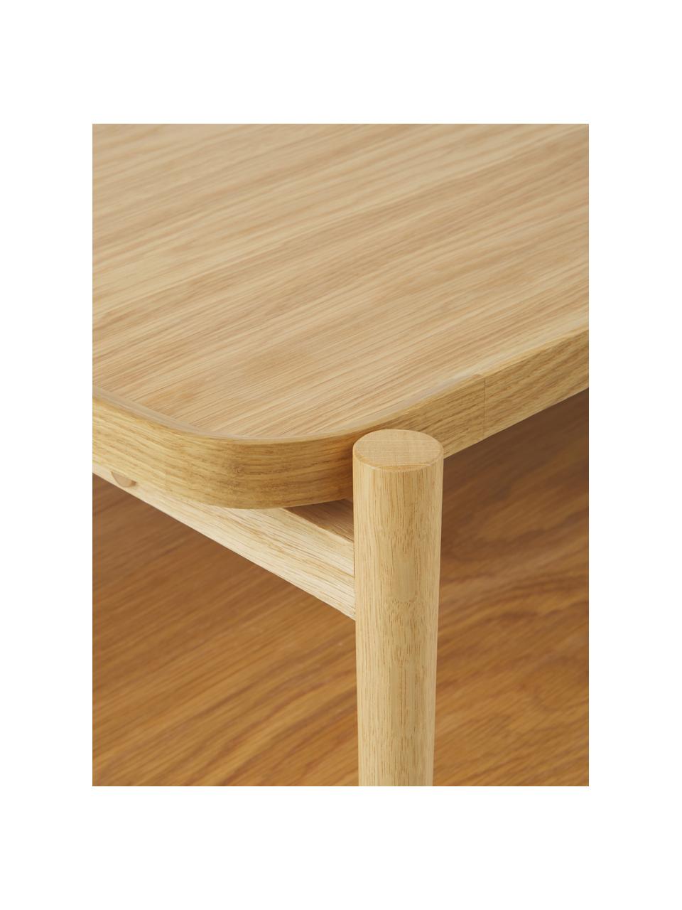 Konferenčný stolík z dubového dreva Tony, Dubové drevo, Š 110 x V 35 cm