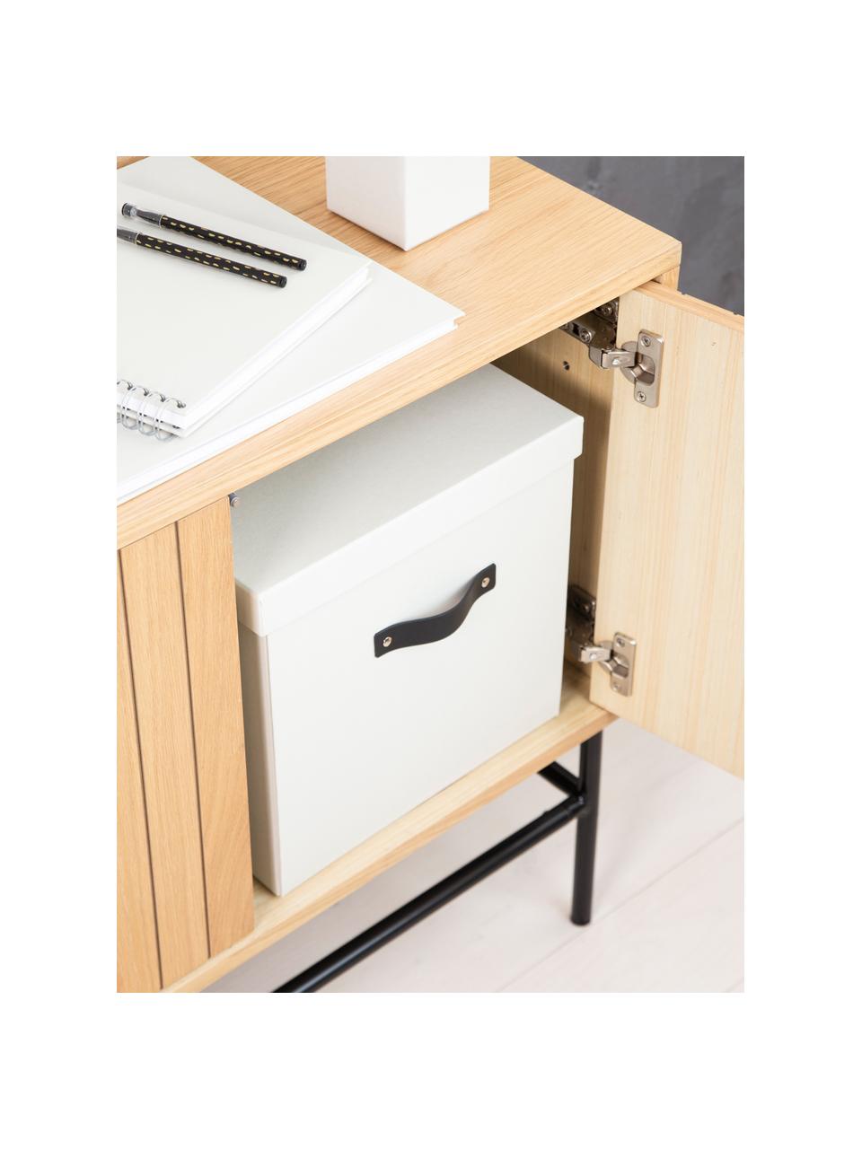 Úložný box Logan, Greige, Š 32 cm, V 31 cm
