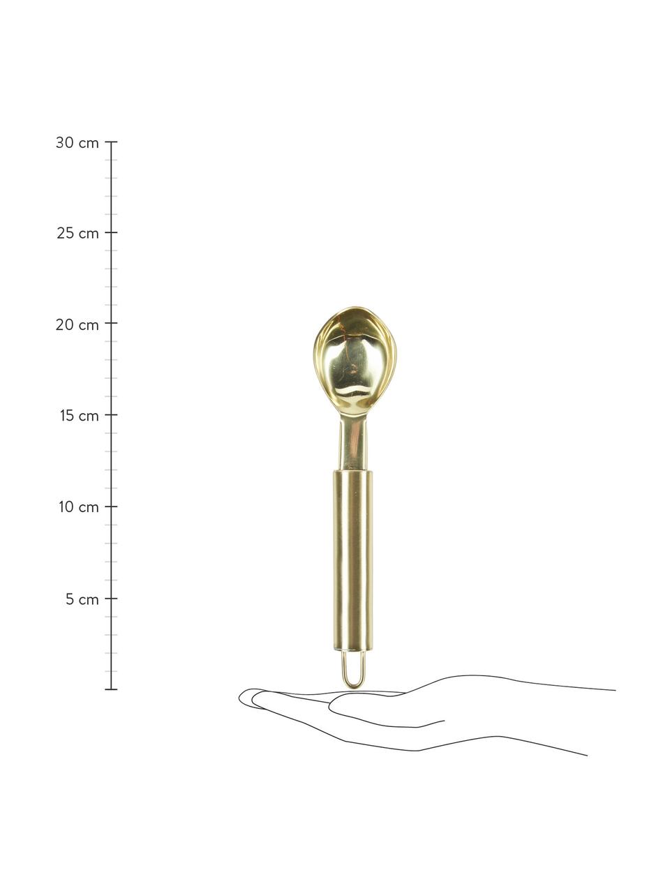 IJslepel Catford, Gecoat metaal, Goudkleurig, L 21 cm