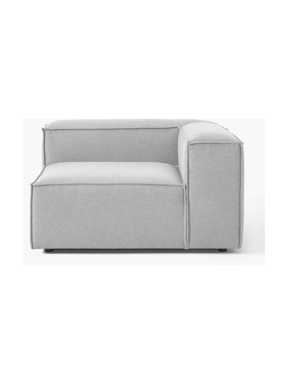 Módulo de esquina sofá Lennon, Tapizado: 100% poliéster Alta resis, Estructura: madera contrachapada de p, Patas: plástico Este producto es, Tejido gris, An 119 x F 119 cm, chaise longue izquierda