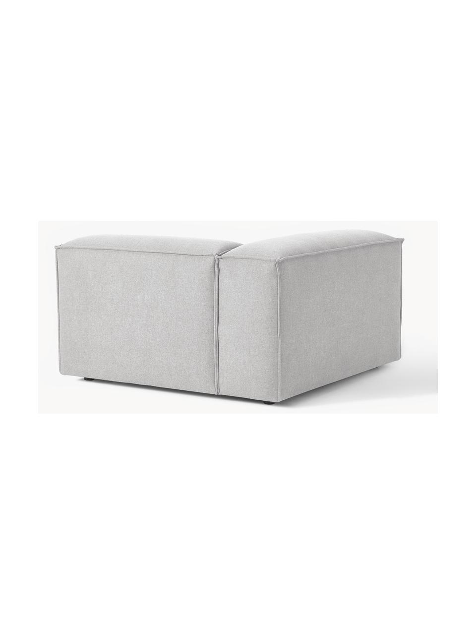 Módulo de esquina sofá Lennon, Tapizado: 100% poliéster Alta resis, Estructura: madera contrachapada de p, Patas: plástico Este producto es, Tejido gris, An 119 x F 119 cm, chaise longue izquierda