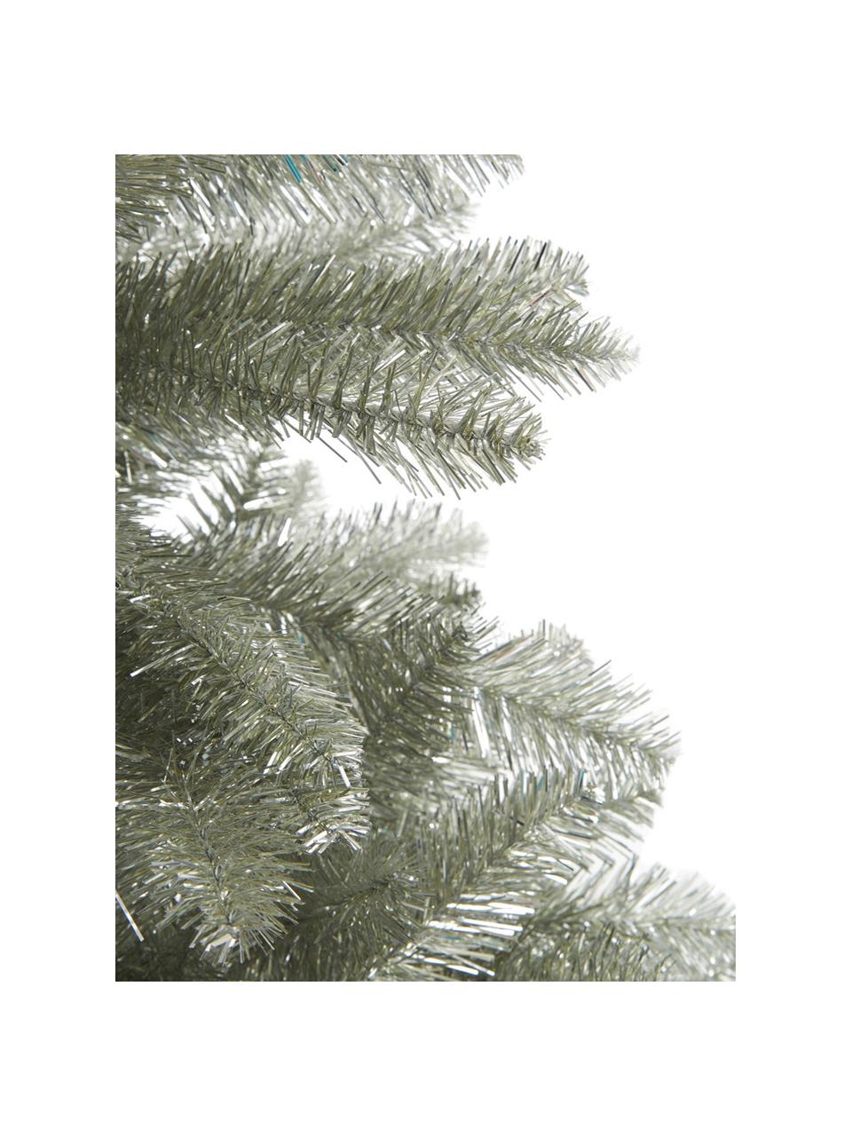 Sapin de Noël artificiel argenté Colchester, Plastique, Vert, Ø 84 x haut. 185 cm
