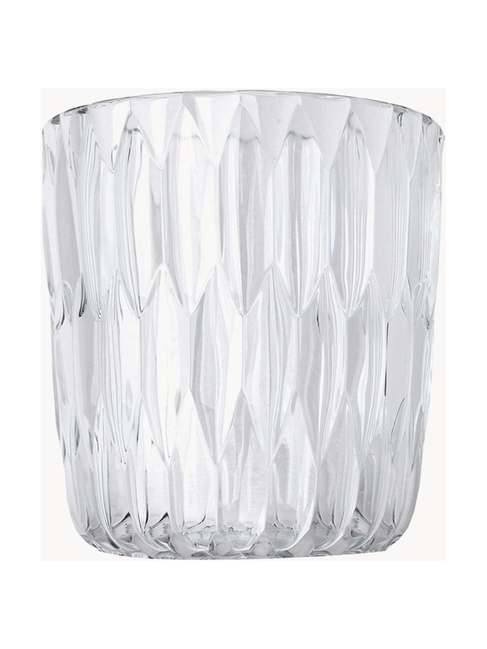 Vase Jelly, H 25 cm, Acrylglas, Transparent, Ø 24 x H 25 cm