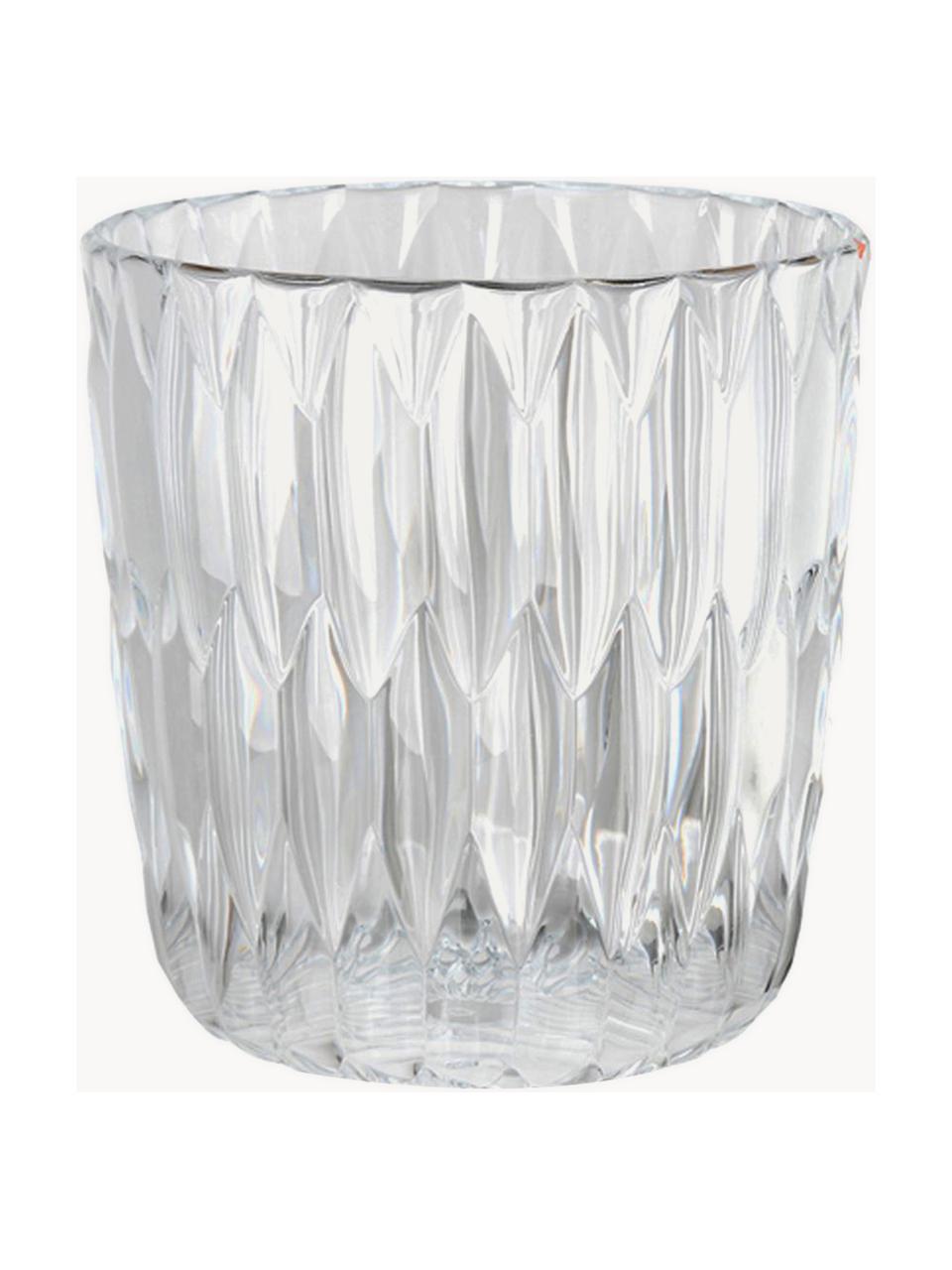 Vase Jelly, H 25 cm, Acrylglas, Transparent, Ø 24 x H 25 cm