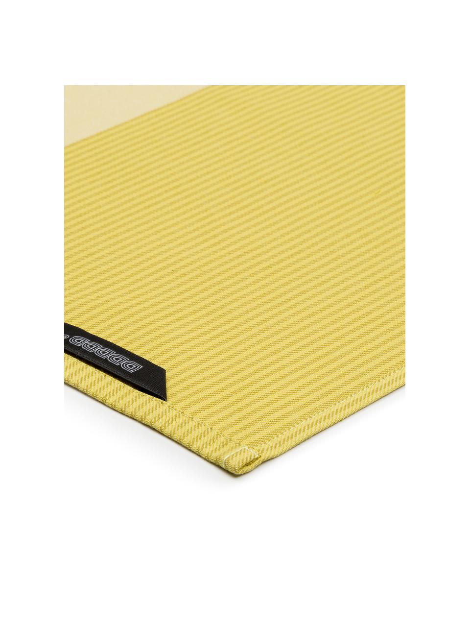 Ręcznik kuchenny Blend, 6 szt., Bawełna, Odcienie żółtego, S 60 x D 65 cm