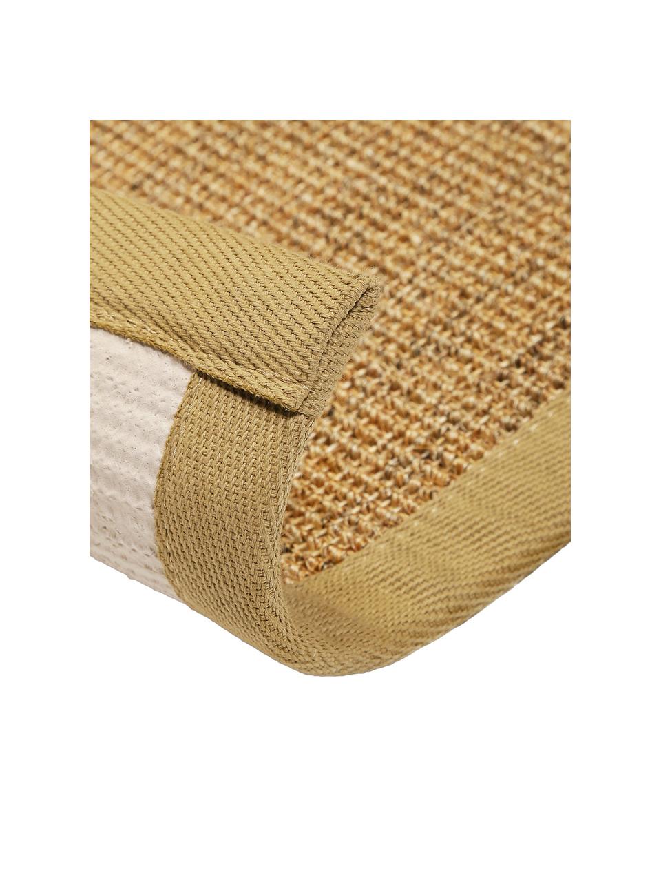 Tapis en sisal beige Leonie, Beige