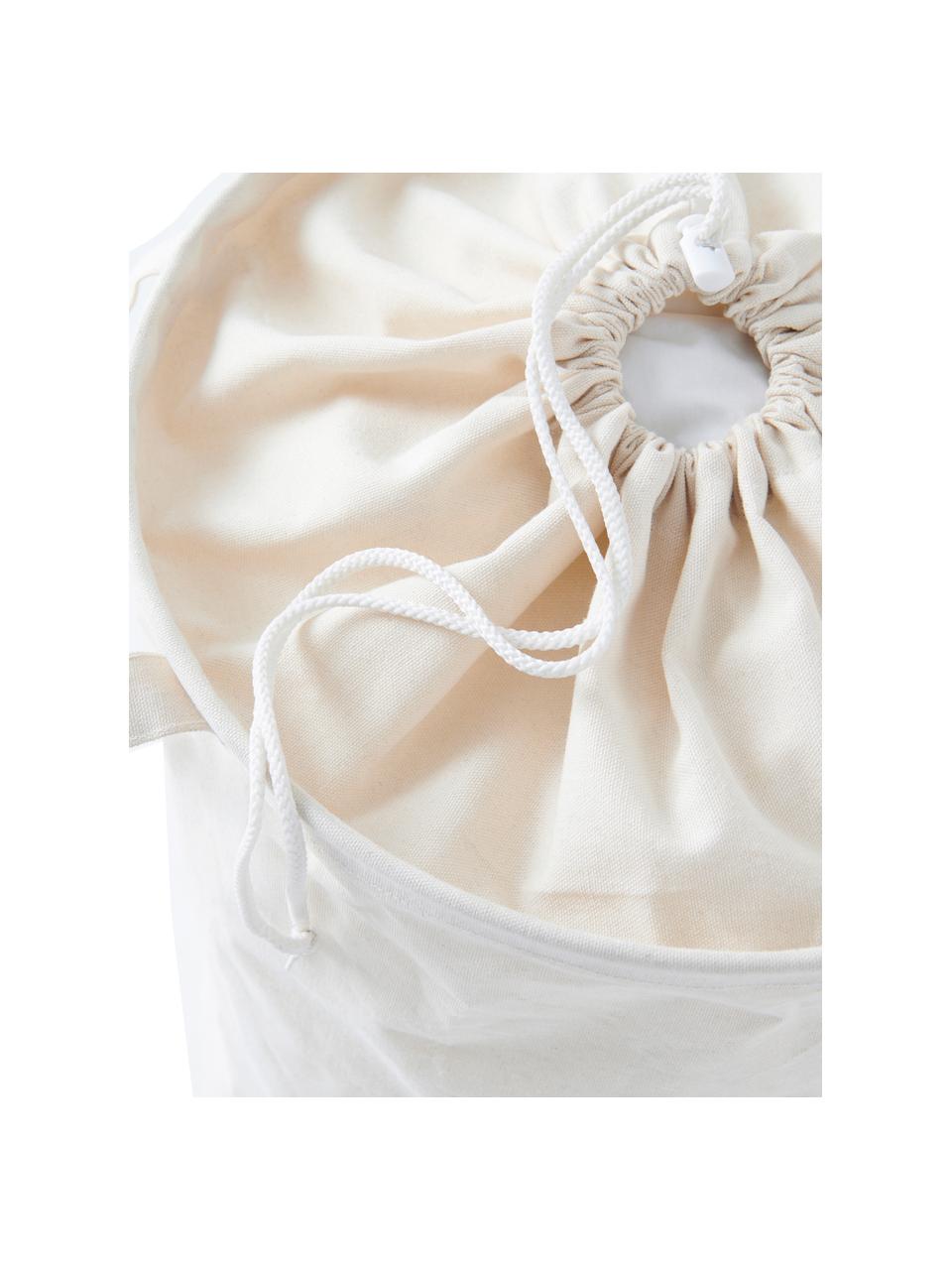 Prádelní koš Amore, Umělé vlákno, Bílá, Ø 35 cm, V 55 cm