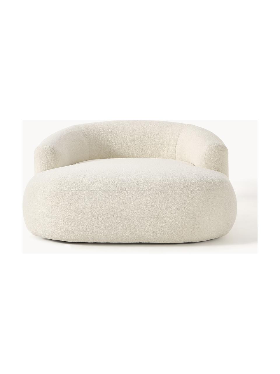 Sillón de borreguillo Sofia, Tapizado: borreguillo (100% polipro, Estructura: madera de abeto con certi, Patas: plástico El material util, Borreguillo Off White, An 140 x Al 140 cm