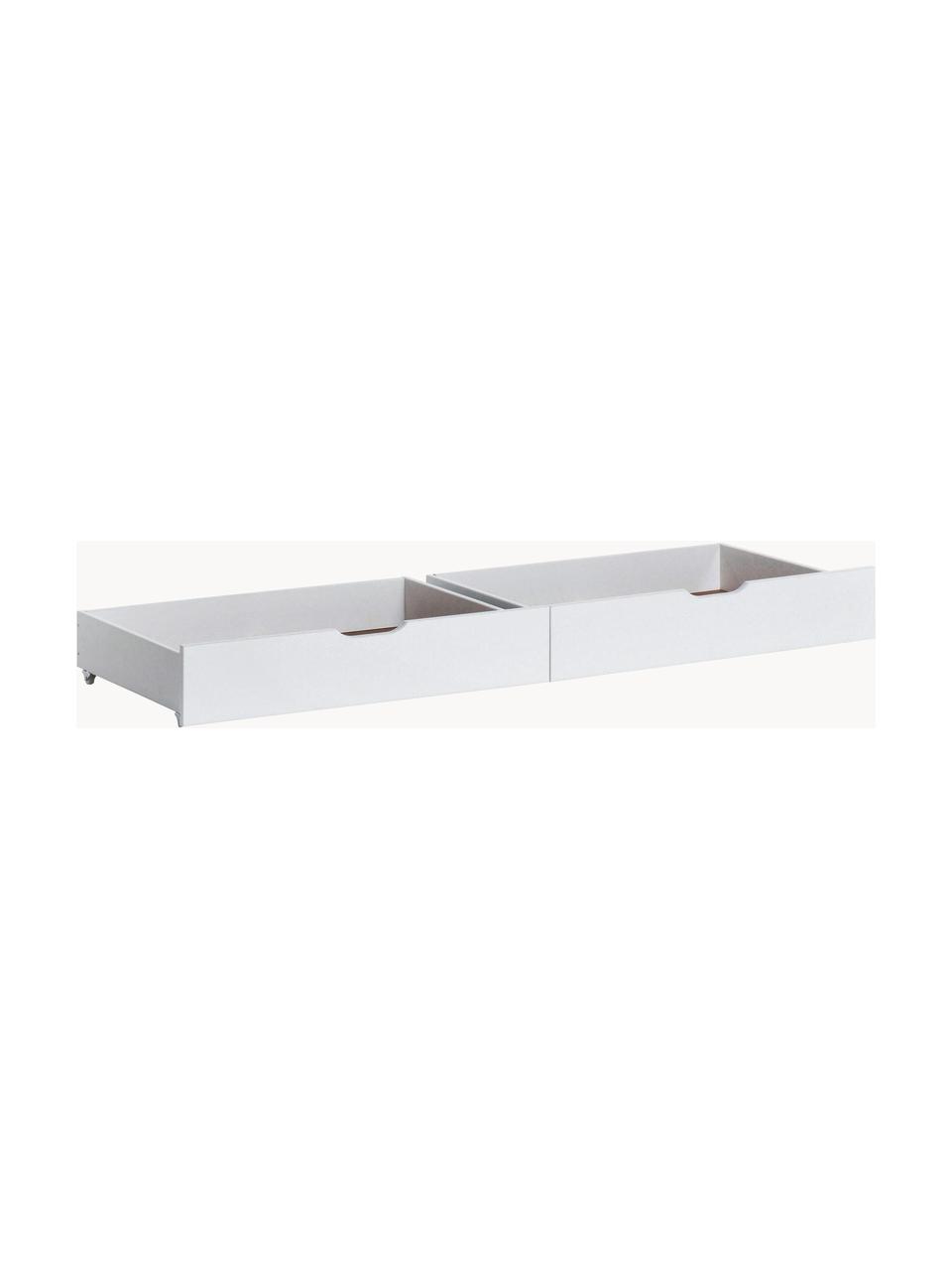 Schubladen Eco Comfort, 2 Stück, Mitteldichte Holzfaserplatte (MDF), FSC-zertifiziert, Weiß, B 76 x T 60 cm