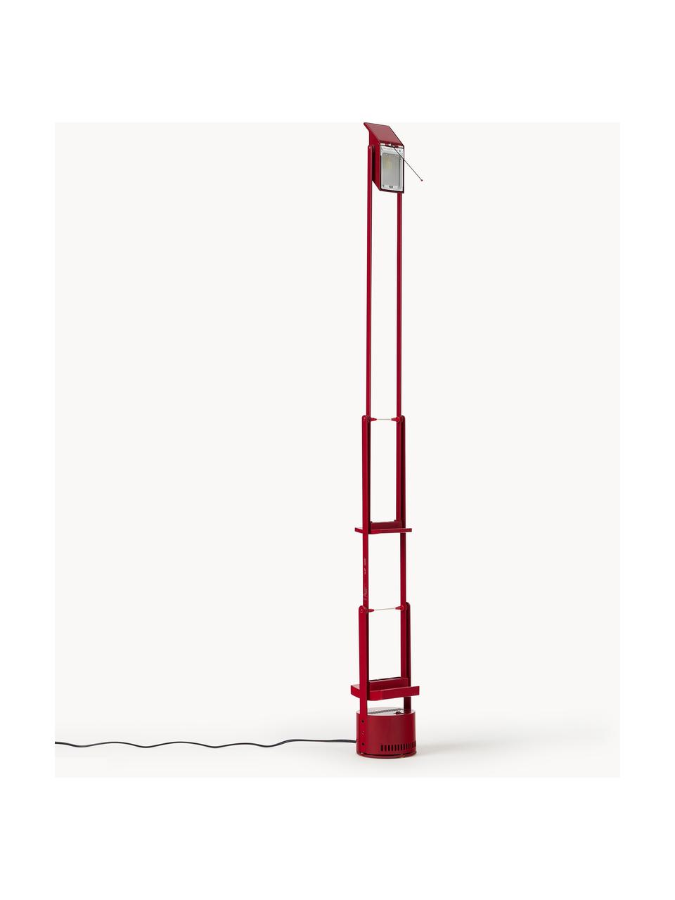 Grande lampe à poser Tizio, Rouge, larg. 78 x haut. 66 cm