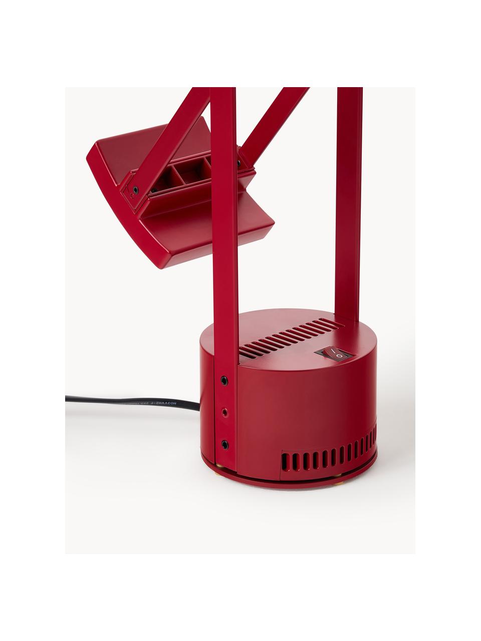 Grande lampe à poser Tizio, Rouge, larg. 78 x haut. 66 cm