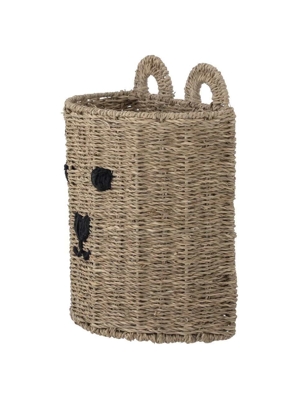 Cesto in fibra naturale Tesse, Fibra naturale, Marrone, Larg. 26 x Alt. 33 cm
