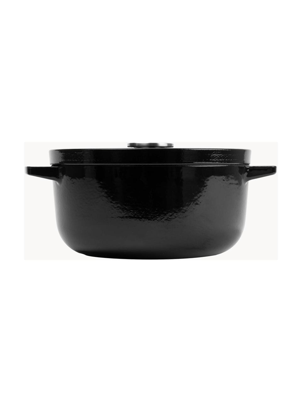 Casserole avec revêtement antiadhésif Doelle, Fonte avec revêtement antiadhésif en céramique, Noir, Ø 22 x haut. 15 cm