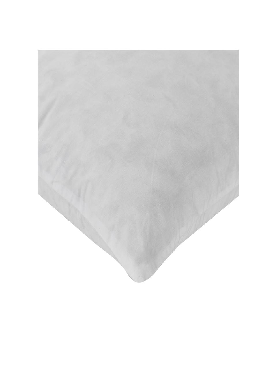 Garnissage de coussin avec remplissage de plumes Comfort, tailles variées, Blanc, larg. 50 x long. 50 cm