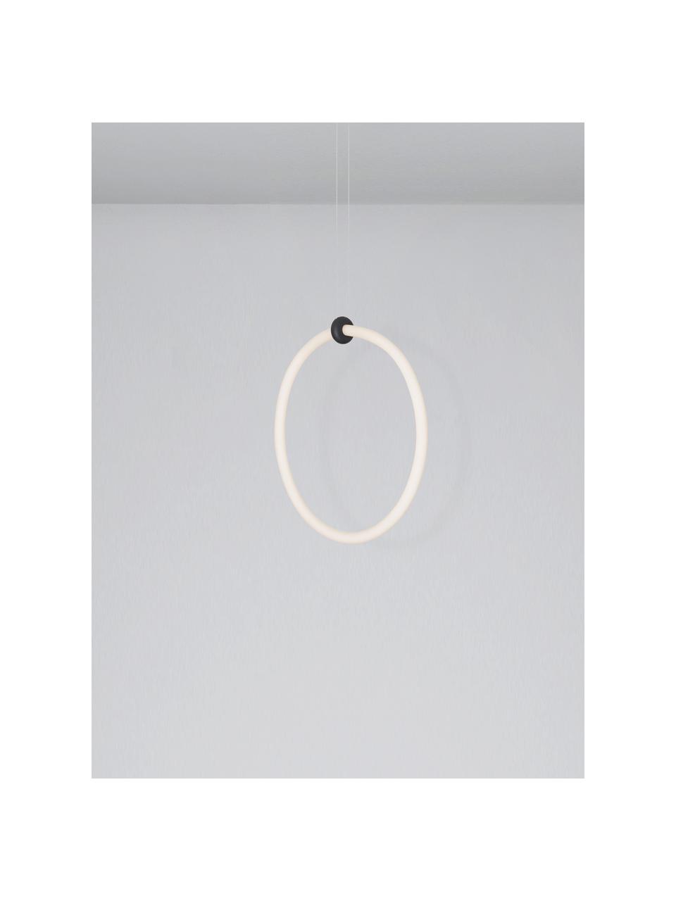 Suspension LED moderne Gropius, Blanc, noir