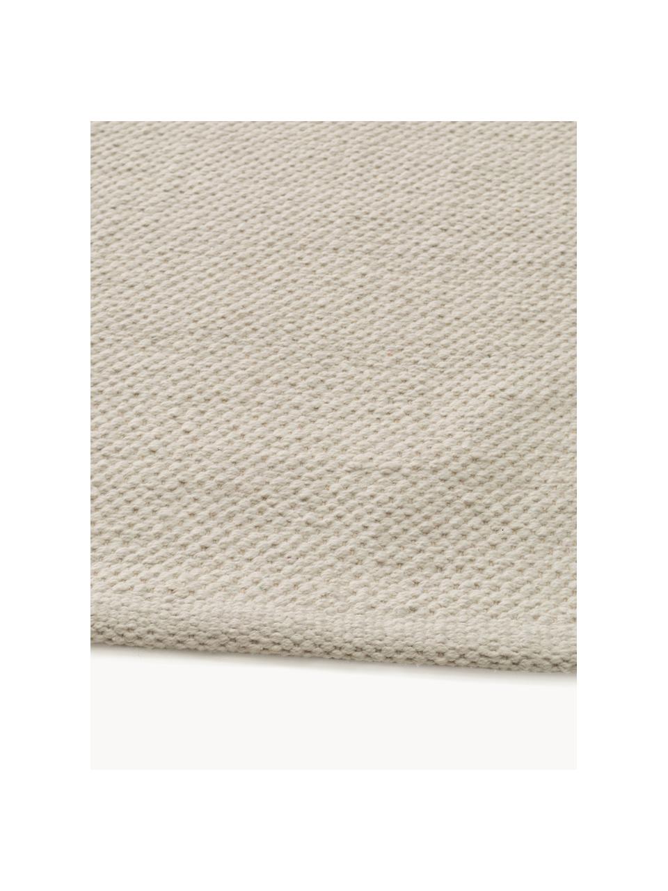 Alfombra artesanal de algodón Bo, 100% algodón, Tonos beige, An 120 x L 170 cm (Tamaño S)