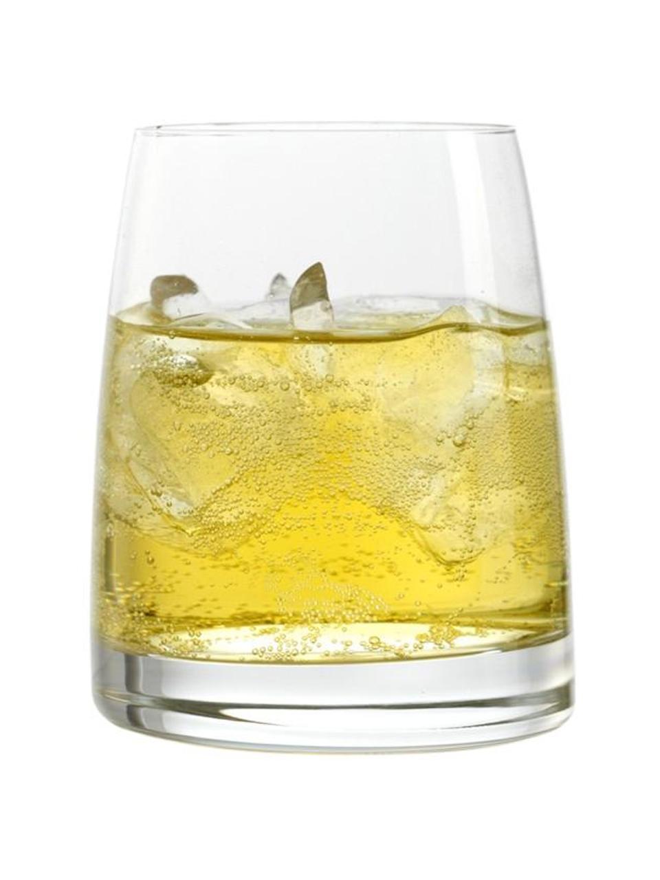 Szklanka ze szkła kryształowego Experience, 6 szt., Szkło kryształowe, Transparentny, Ø 8 x W 9 cm, 225 ml