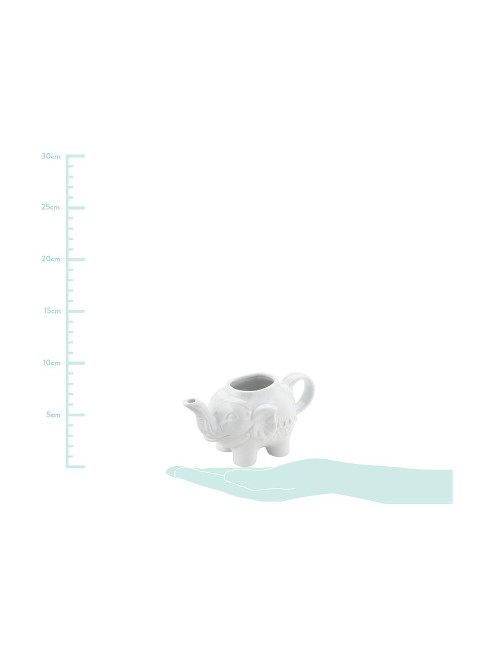 Dzbanek do mleka z porcelany Elephant, 250 ml, Porcelana, Biały, S 15 x W 8 cm