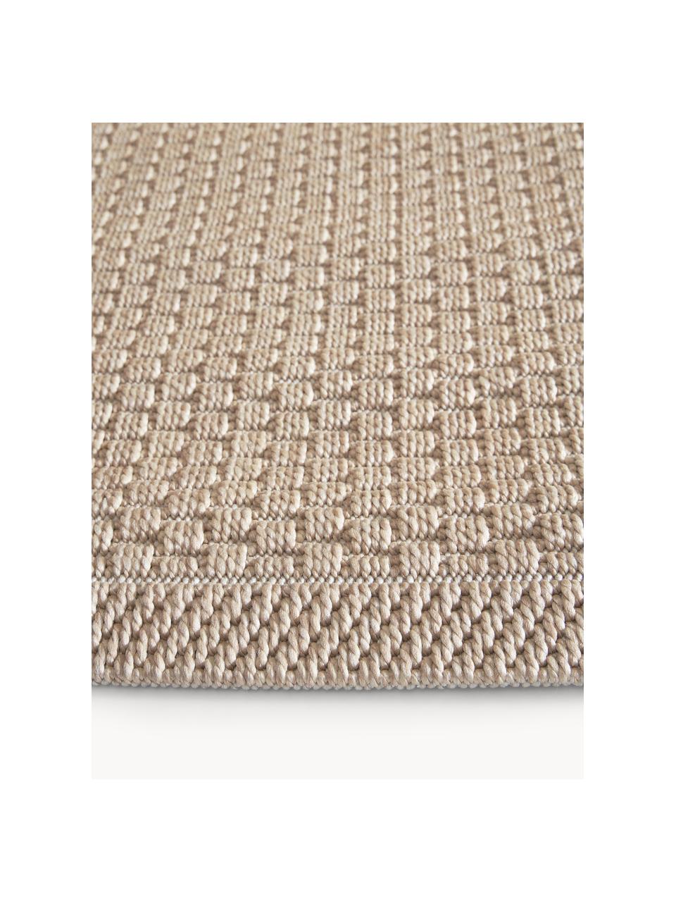 Tapis d'extérieur Toronto, 100 % polypropylène, Beige, larg. 200 x long. 300 cm (taille L)