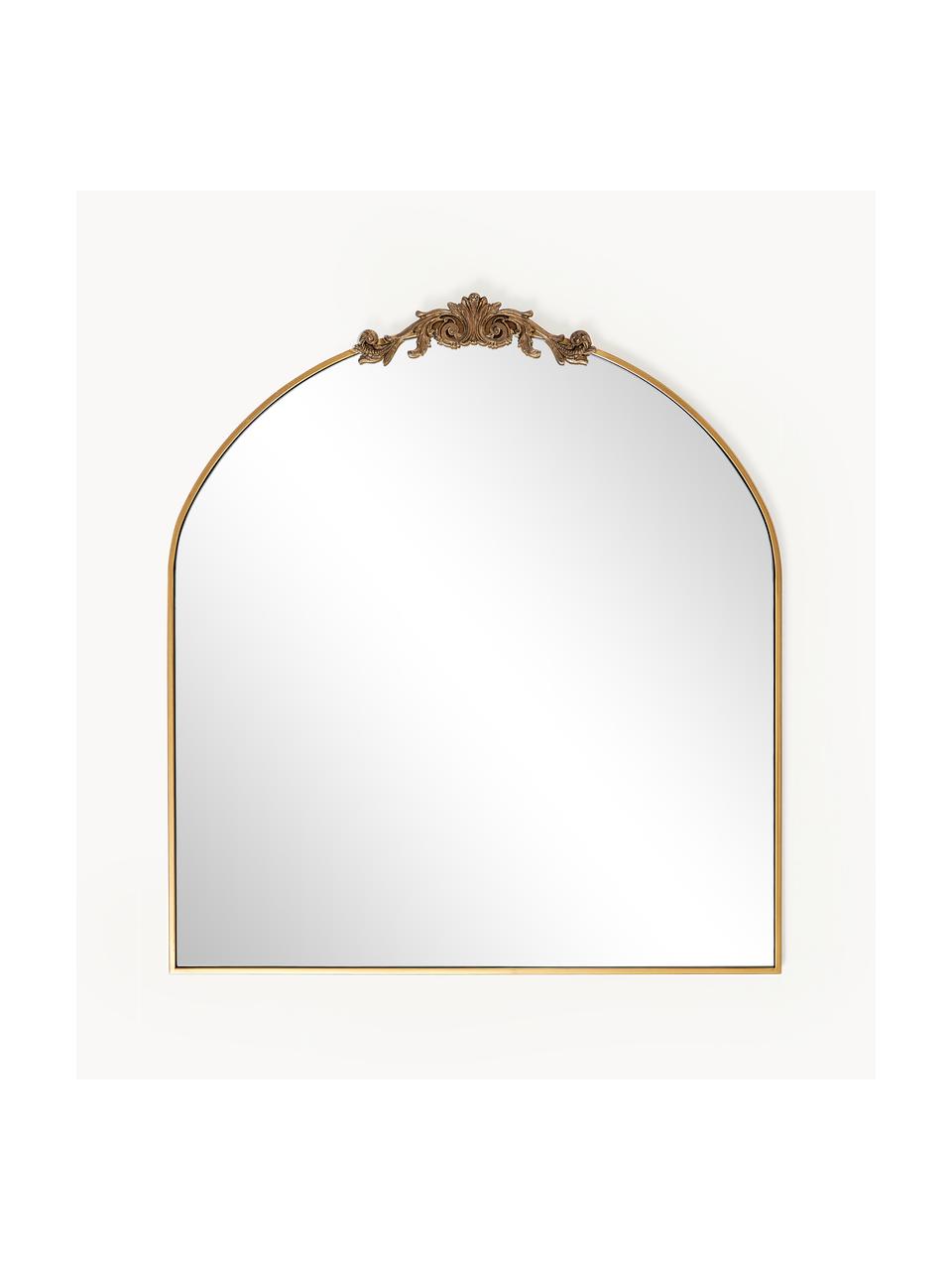 Barokní nástěnné zrcadlo Saida, Zlatá, Š 90 cm, V 100 cm