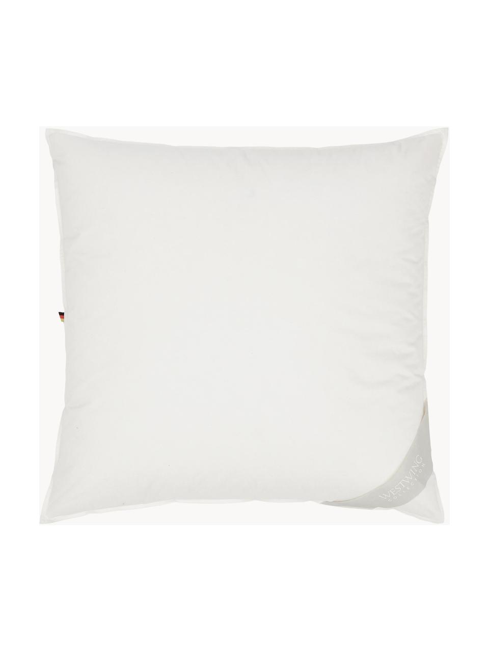 Poduszka z organicznego puchu i bawełny Comfort, miękka, Tapicerka: 100% bawełna organiczna P, Miękka, S 80 x D 80 cm