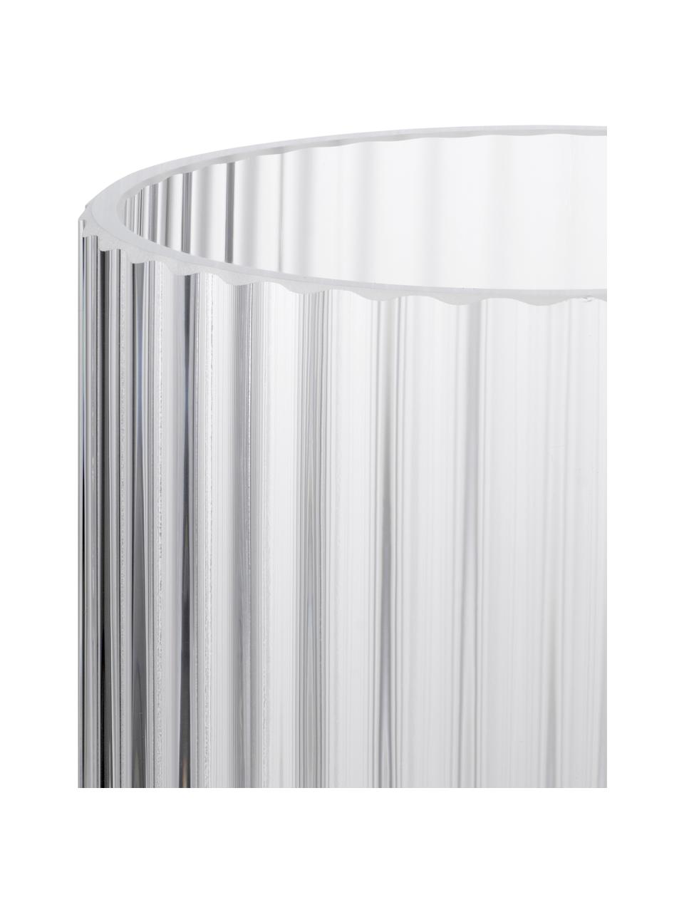 Mondgeblazen vaas Lyngby, H 21 cm, Glas, Transparant, Ø 11 x H 21 cm
