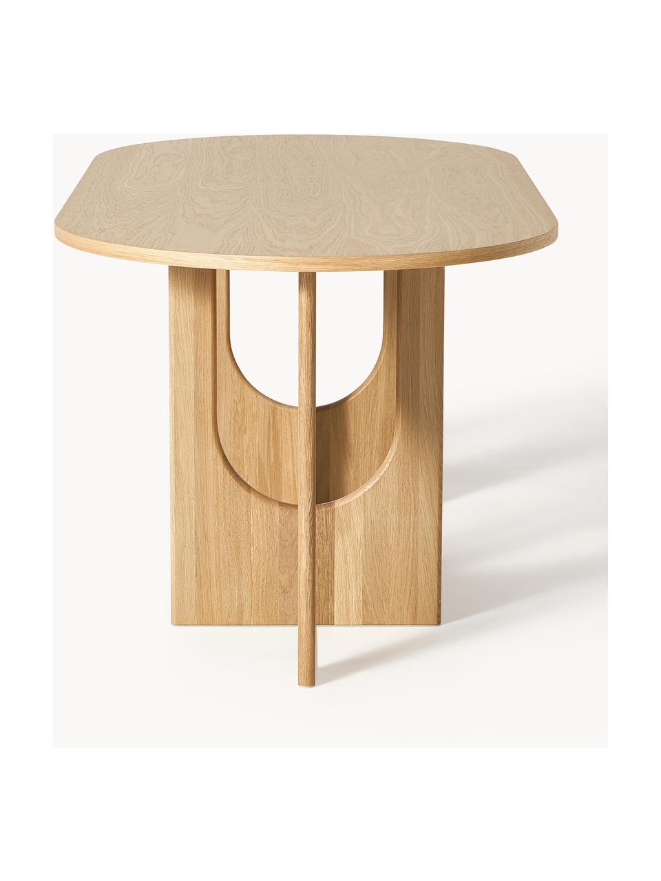 Oválný jídelní stůl Apollo, v různých velikostech, Dubové dřevo, Š 180 cm, H 90 cm