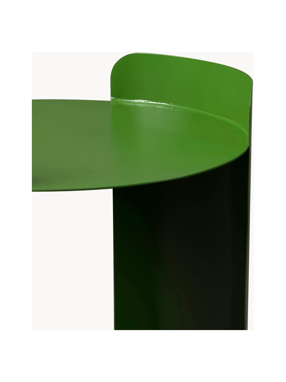 Perchero de madera de roble Echo, 88 cm, Metal recubierto, Verde, Ø 31 x Al 46 cm