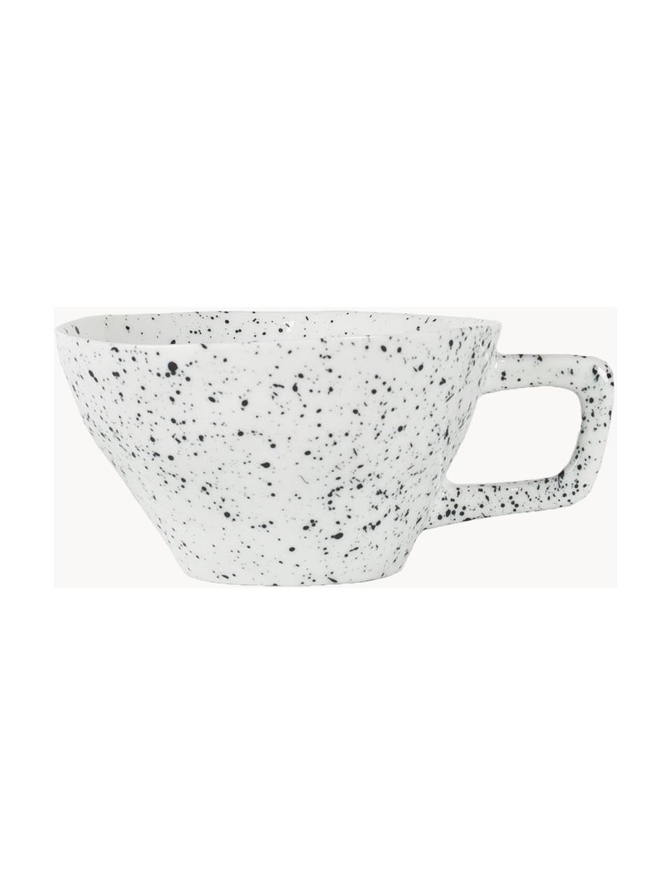 Tasses en porcelaine Poppi, 2 pièces, Porcelaine, Blanc, chiné, Ø 11 x haut. 6 cm, 230 ml