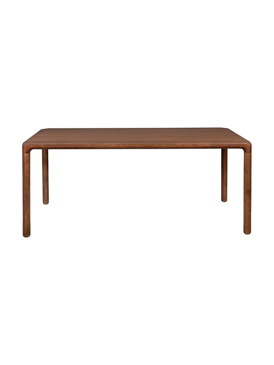 Mesa de comedor de madera de fresno Storm, tamaños diferentes, Tablero: fibras de densidad media , Estructura: madera de fresno maciza c, Patas: madera de fresno maciza, Madera de fresno oscura, An 220 x F 90 cm